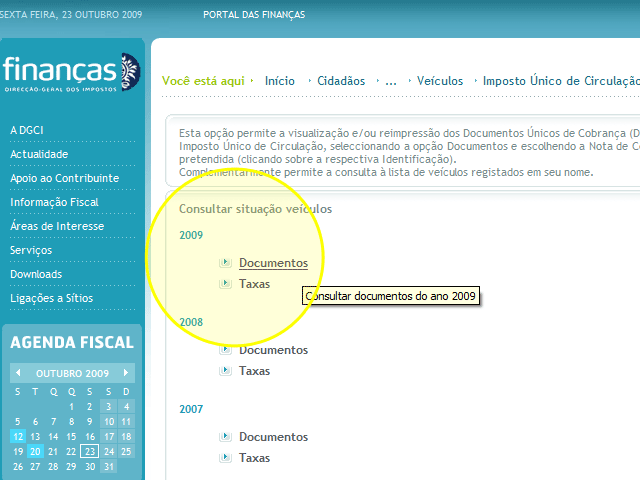 Pagamento do IUC pela internet - passo 18